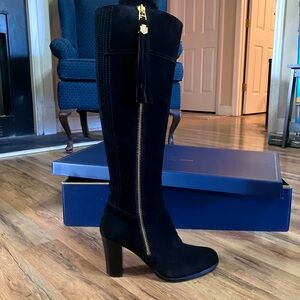 Fairfax & Favor shade high heeled Regina boots NIB